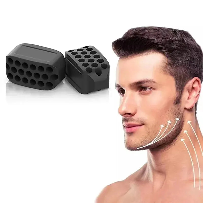 2 Adet Silikon Çene Egzersiz Topu – Jawline Şekillendirici, Yüz ve Boyun Sıkılaştırıcı Fitness Aleti, Gıdı Karşıtı Egzersiz Aracı