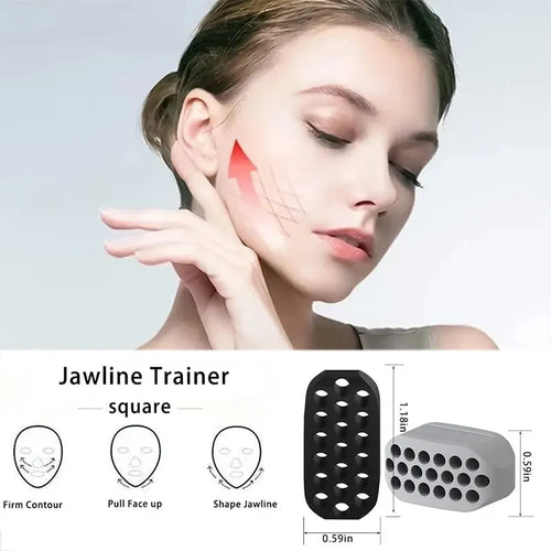 2 Adet Silikon Çene Egzersiz Topu – Jawline Şekillendirici, Yüz ve Boyun Sıkılaştırıcı Fitness Aleti, Gıdı Karşıtı Egzersiz Aracı