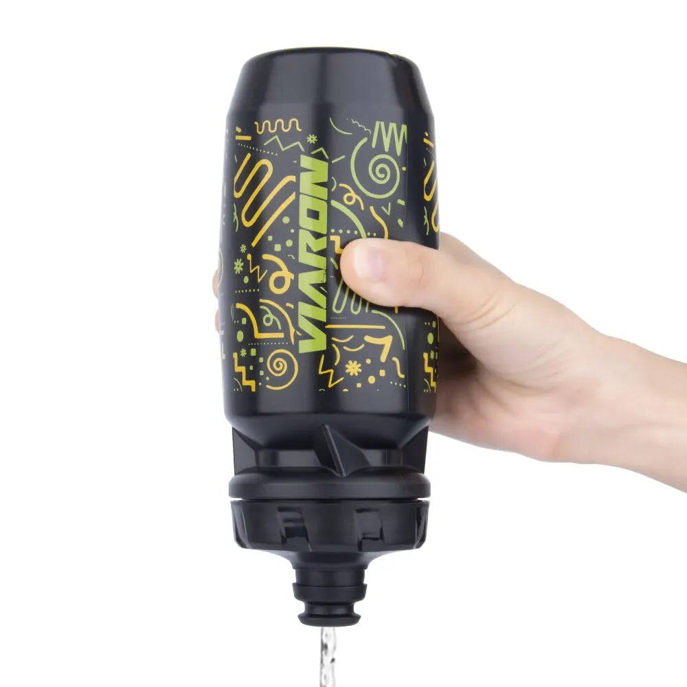 VIARON 550 ml Bisiklet Su Şişesi – Yol Tipi, Spor ve Fitness İçin Uygun, Koşu ve Bisiklet Sürüşüne Özel, Sızdırmaz, Kafese Uyumlu Matara